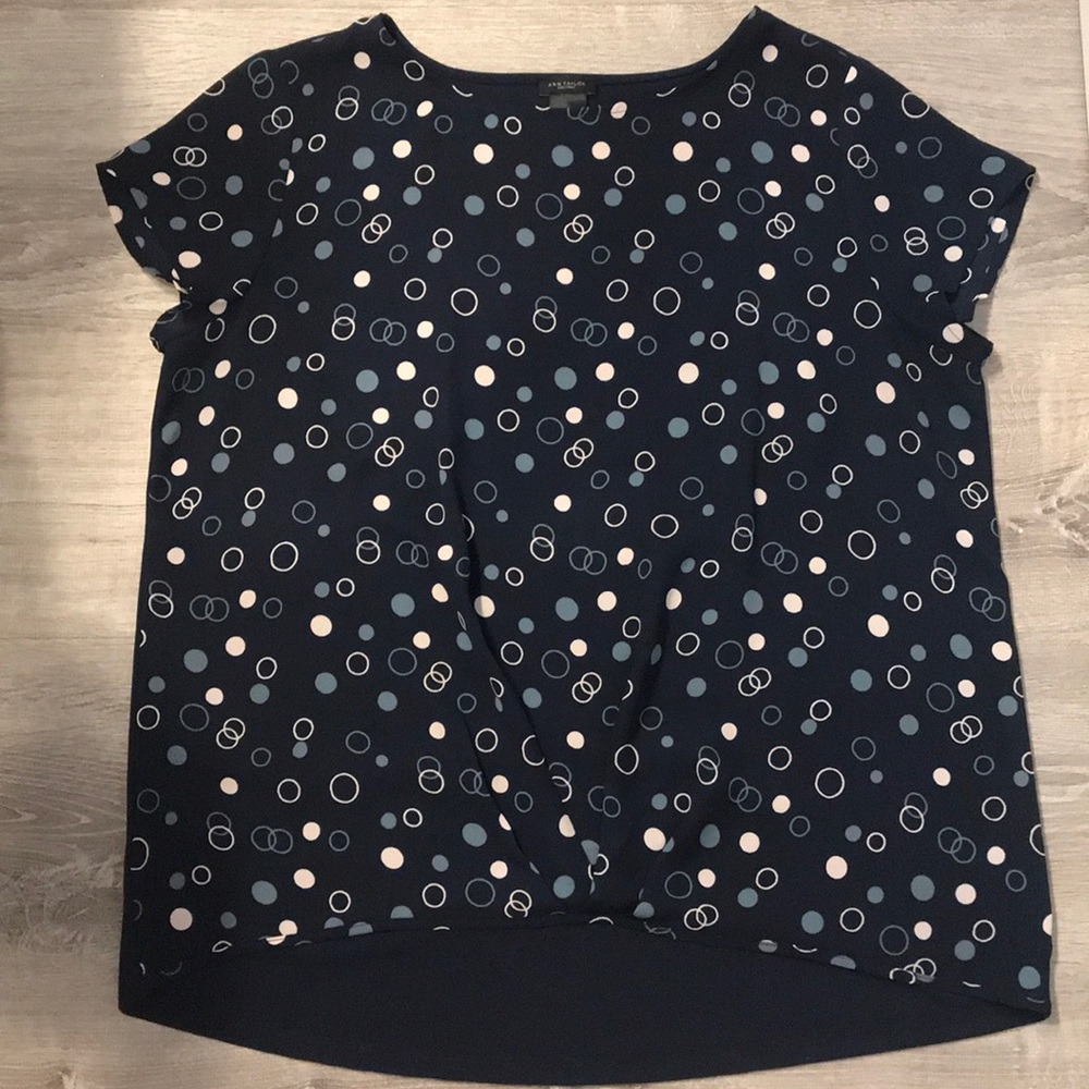 Ann Taylor Factory polka dot shirt